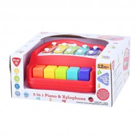 Playgotoys ของเล่นเสริมพัฒนาการ 2 in 1 เปียโนและไซโลโฟน(13373)