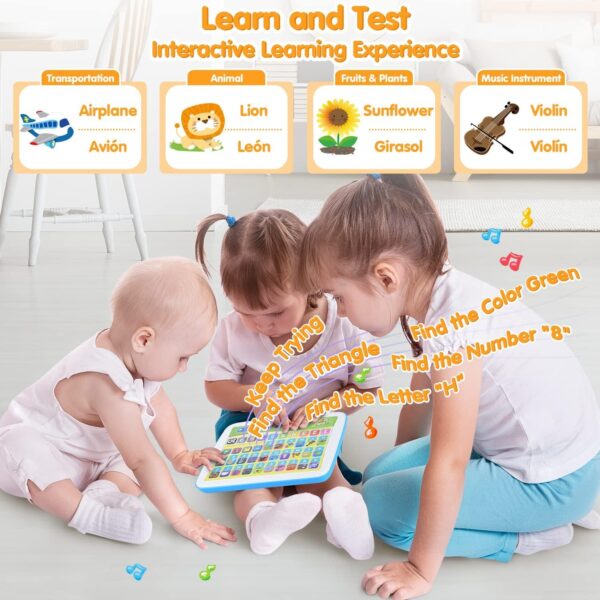 Playgotoys ของเล่นเสริมพัฒนาการ แท็บเล็ตเพื่อการเรียนรู้ (EN+ ES)(2610) - Image 7