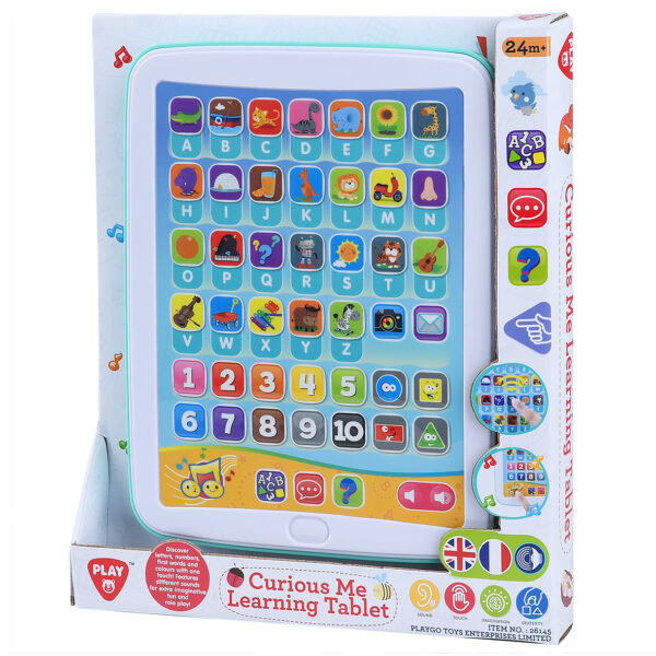 Playgotoys ของเล่นเสริมพัฒนาการ แท็บเล็ตเพื่อการเรียนรู้ (EN+FR) (PG-26145)