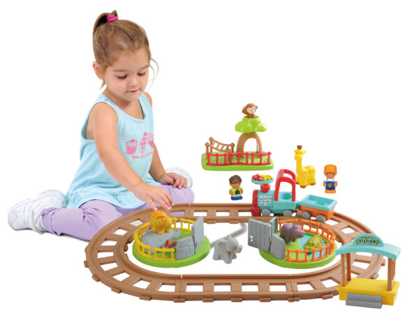 Playgotoys ของเล่นเสริมพัฒนาการ รถไฟในสวนสัตว์(4352) - Image 2