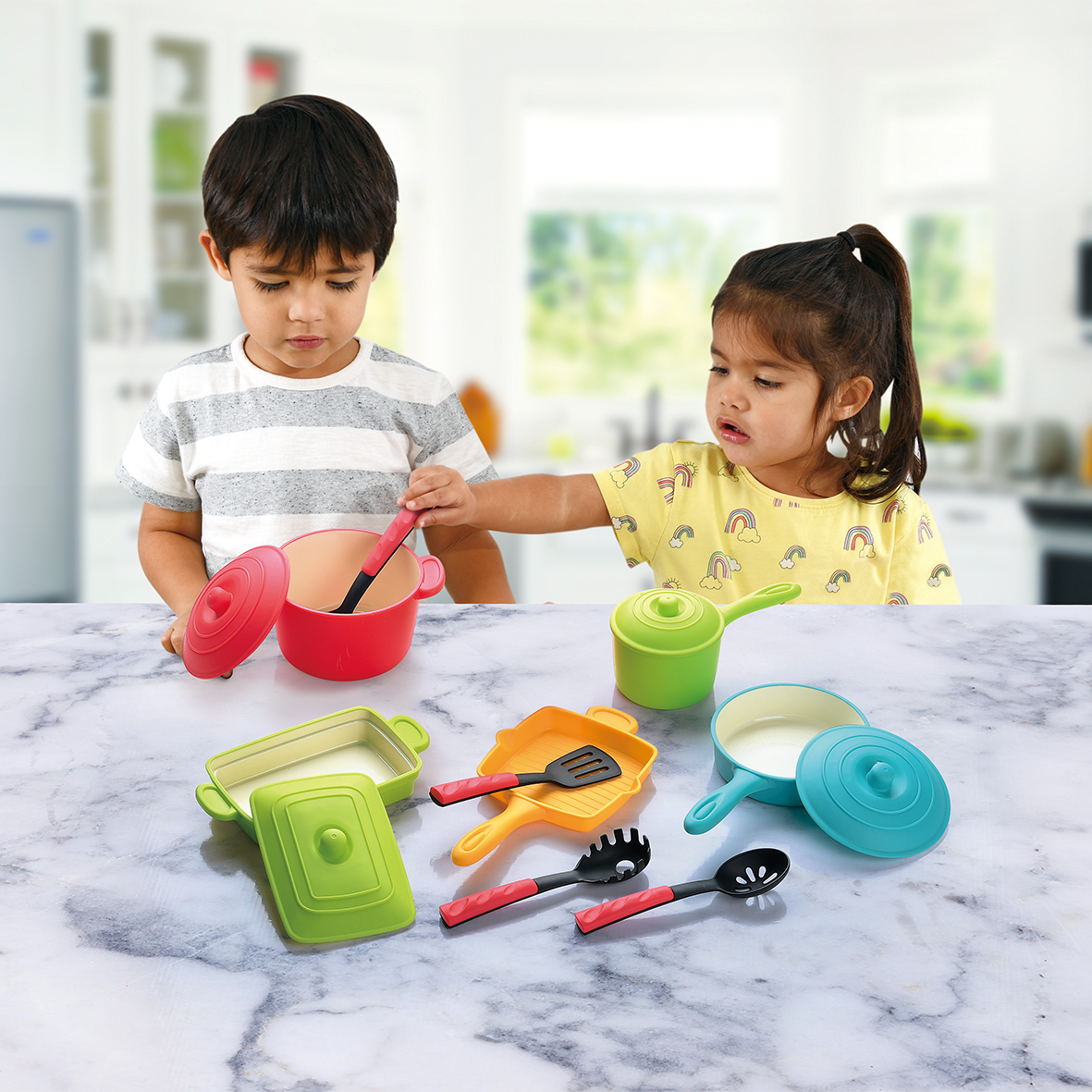 Playgotoys ของเล่นเสริมพัฒนาการ ชุดเครื่องครัวโมเดิร์น(3701) - Image 3