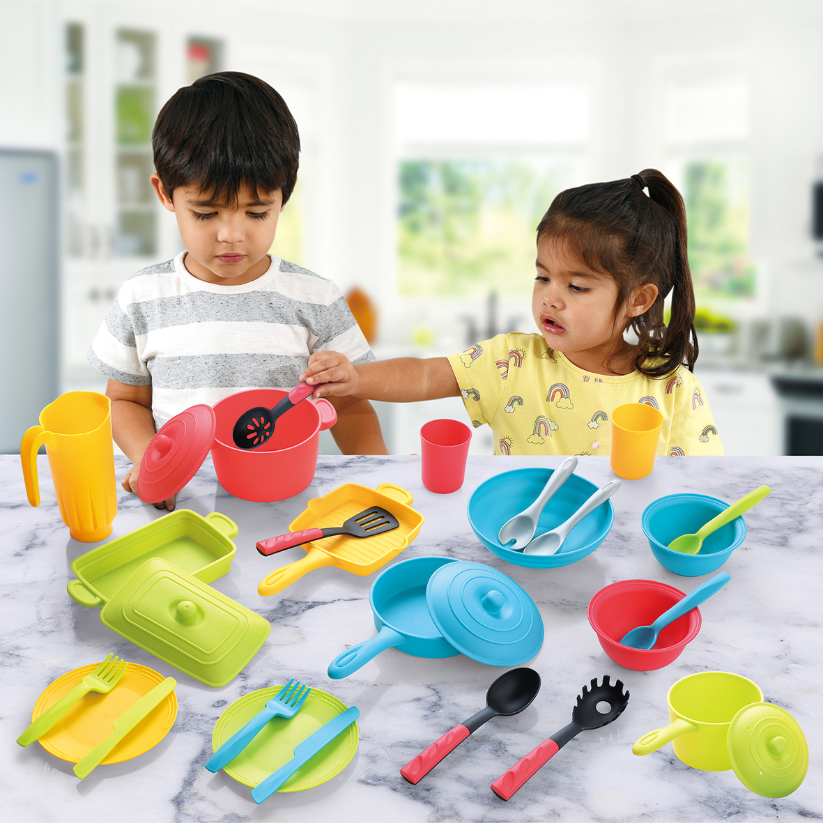 Playgotoys ของเล่นเสริมพัฒนาการ ชุดอุปกรณ์ครัวจิ๋ว(3707) - Image 3