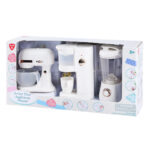 Playgotoys ของเล่นเสริมพัฒนาการ เซ็ตเครื่องครัวสีขาว (เครื่องชงกาแฟ, เครื่องปั่น, เครื่องผสมแป้ง)(38436)