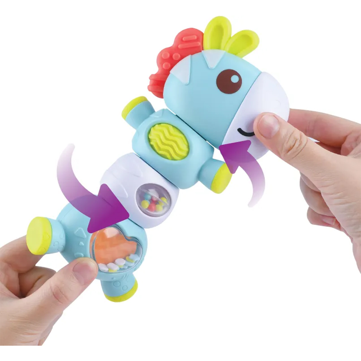 Playgotoys ของเล่นเสริมพัฒนาการ ม้าลายเขย่ามือและหมุนบิด(1585) - Image 2