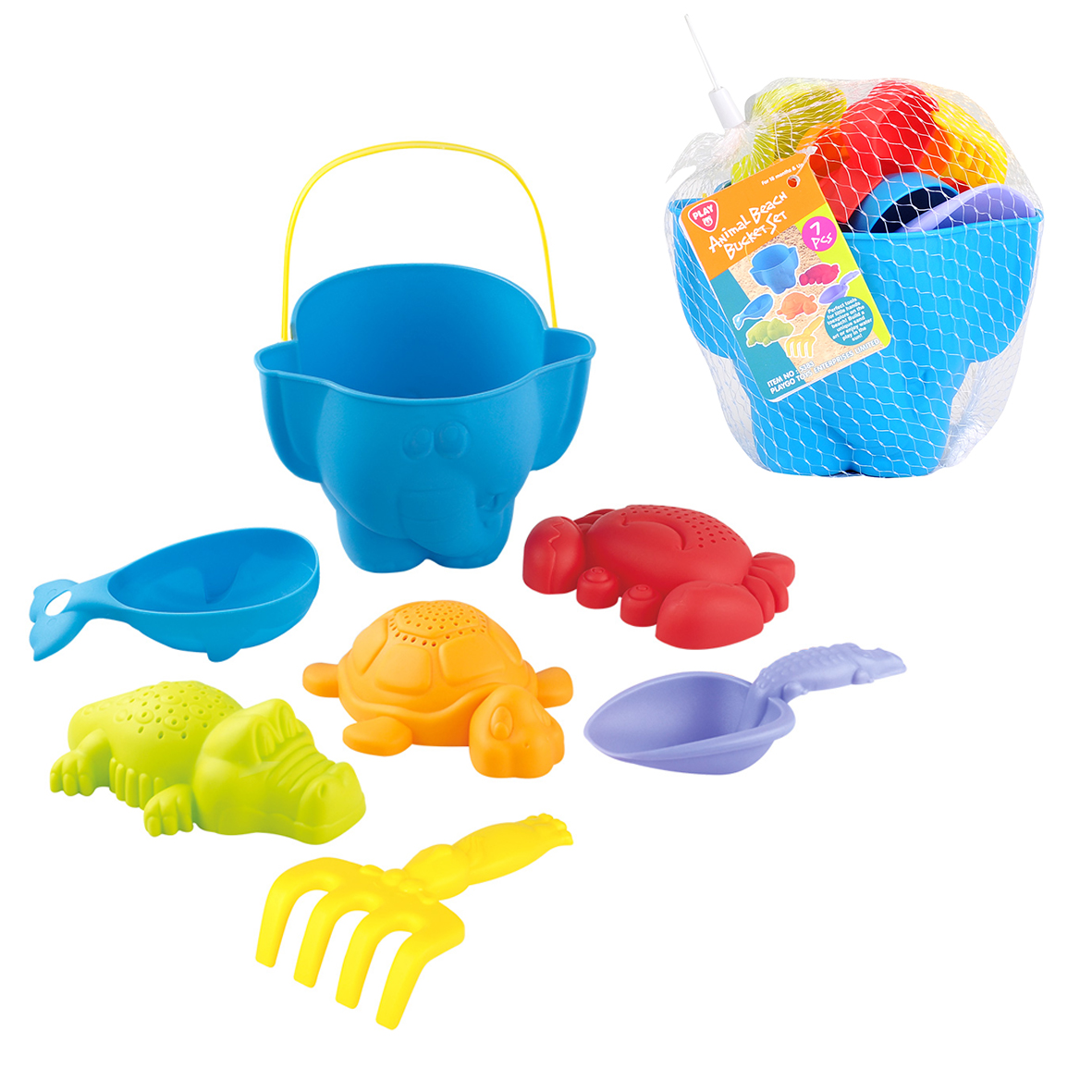 Playgotoys ของเล่นเสริมพัฒนาการ ของเล่นทราย ตักทรายสัตว์น้อย(5383) - Image 3