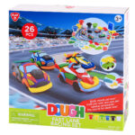 Playgotoys ของเล่นเสริมพัฒนาการ โดว์เซ็ตสนามแข่งรถ 6 x 2 ออนซ์(8262)