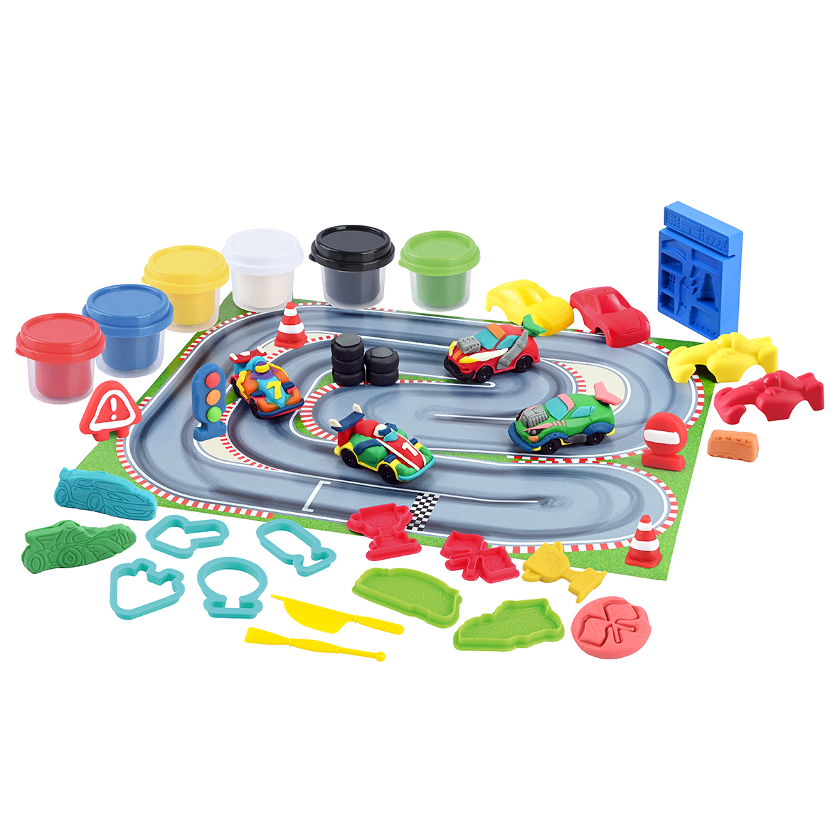 Playgotoys ของเล่นเสริมพัฒนาการ โดว์เซ็ตสนามแข่งรถ 6 x 2 ออนซ์(8262) - Image 2